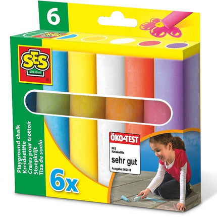 Ses Playground Chalks, 6 Pcs