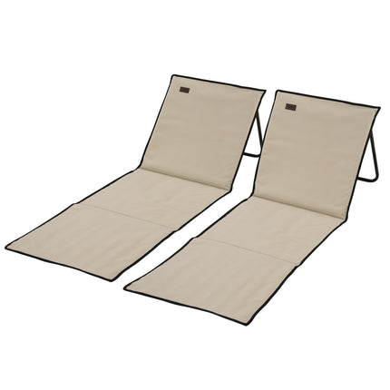 Faltbare Strandstuhl-Sets, verstellbar mit Tragetaschen