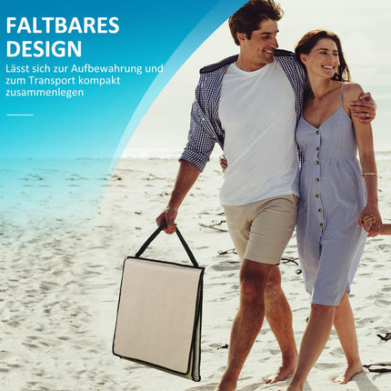 Faltbare Strandstuhl-Sets, verstellbar mit Tragetaschen