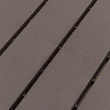 Gartenterrasse Klick-Bodenfliesen, 9er-Set, 30x30 cm Braun