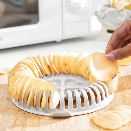 Set zur Herstellung von Chips in der Mikrowelle mit Mandoline und Rezepten Chipit InnovaGoods