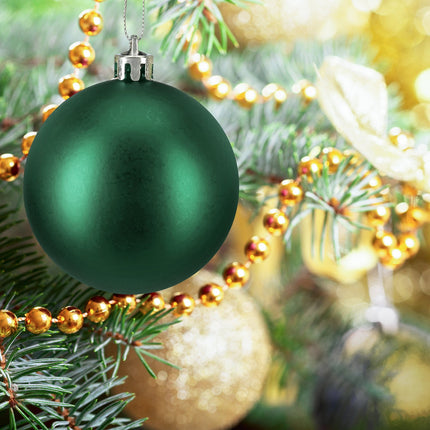 Set of 100 Glossy Christmas Tree Baubles