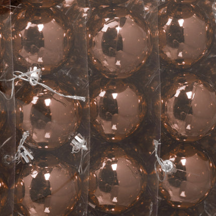 Set of 100 Glossy Christmas Tree Baubles