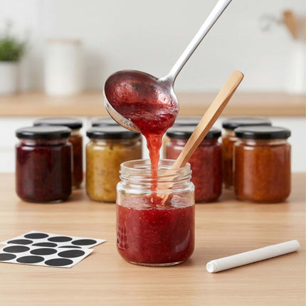 10er-Set Einmachgläser mit luftdichten Deckeln, 200 ml