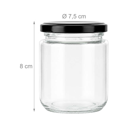 10er-Set Einmachgläser mit luftdichten Deckeln, 200 ml