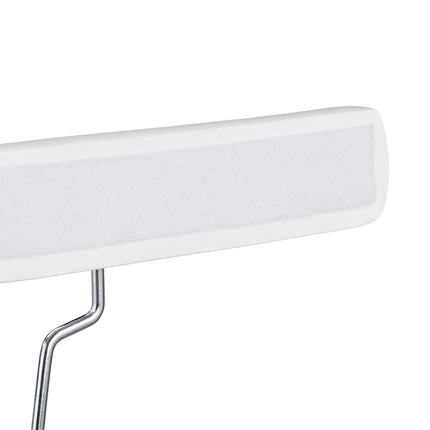 Set of 12 White Trouser Hangers