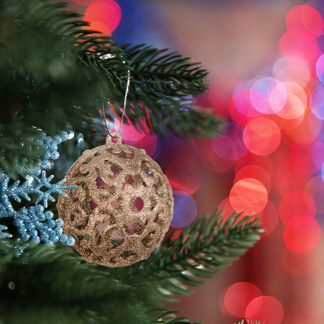 150er Weihnachtsbaumkugeln – verschiedene Oberflächen