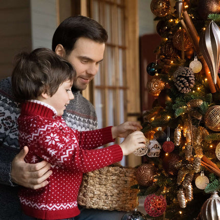 150er Weihnachtsbaumkugeln – verschiedene Oberflächen