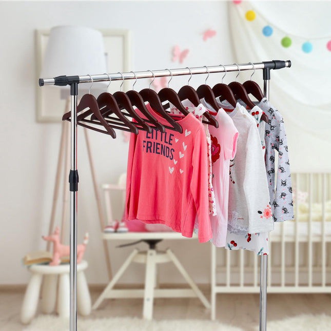 Set of 20 wooden clothes hangers for children