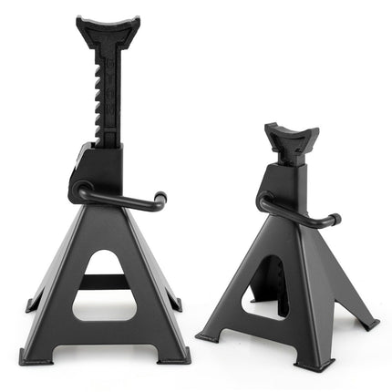 Set of 2 6 ton load capacity car jack stands with adjustable height from 36 - 58.5 cm