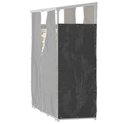 Wasserdichte Holzregale, 2er-Set, 148 x 62 cm