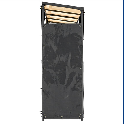 Wasserdichte Holzregale, 2er-Set, 148 x 62 cm