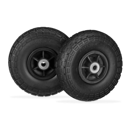 2er Set PU Schubkarrenreifen 4.1/3.5-4