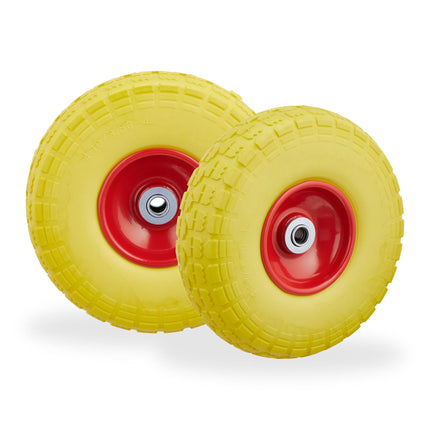 2 PU-Schubkarrenreifen