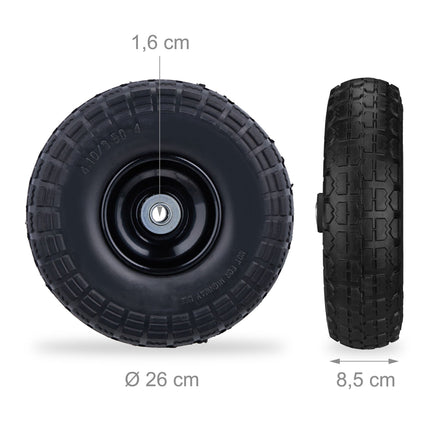 Set of 2 PU Wheelbarrow Tyres