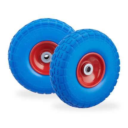 Set of 2 PU wheelbarrow tires