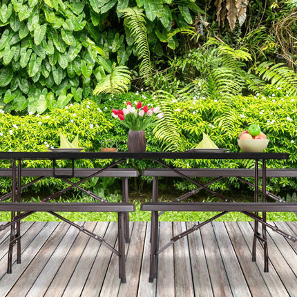 Set of 2 Picnic Benches