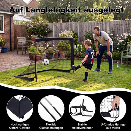 Set of 2 Pop-Up Football Nets with Carry Bag & Stakes
