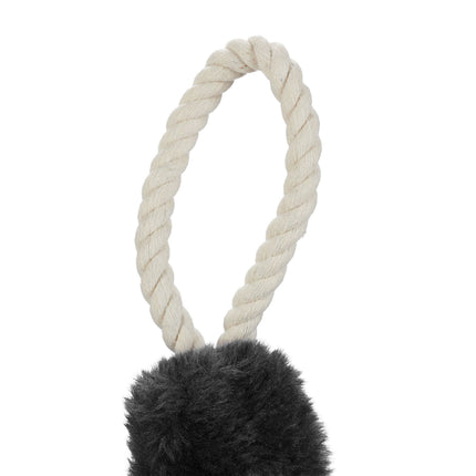 2er-Set Seil-Türstopper in Schwarz