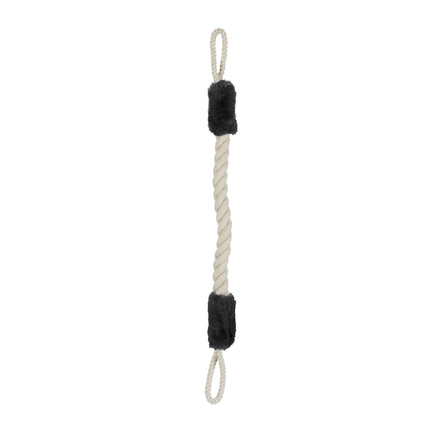 2er-Set Seil-Türstopper in Schwarz
