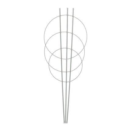 2 runde graue Spaliergitter, 76 cm