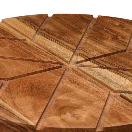 Set of 2 acacia tables