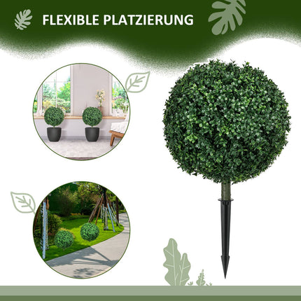 Umělý zimostráz 70 cm velký s UV ochranou pro použití dovnitř i ven