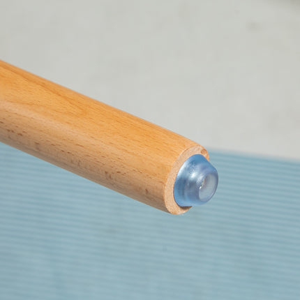 Weiße Barhocker aus Kunstleder, 2er-Set mit Fußstützen