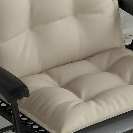 Water-repellent cushions for garden chairs, set of 2