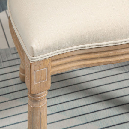 Vintage Esszimmerstühle mit Polsterung und Rattanlehnen, 2er-Set