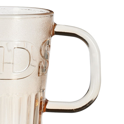 Set of 2 drinking glasses with handles