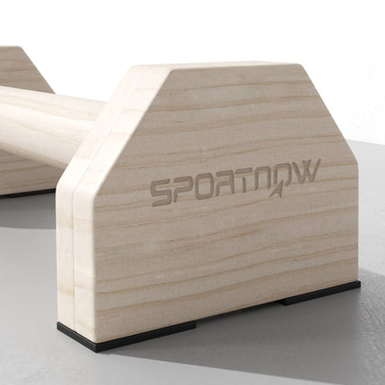 Push-Up handle set, non-slip wooden pallets