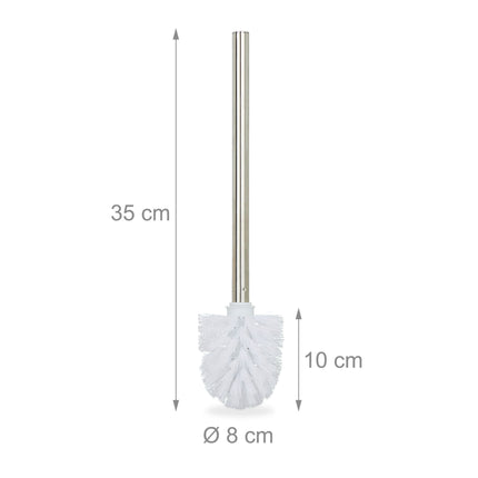 Set of 2 toilet brushes white