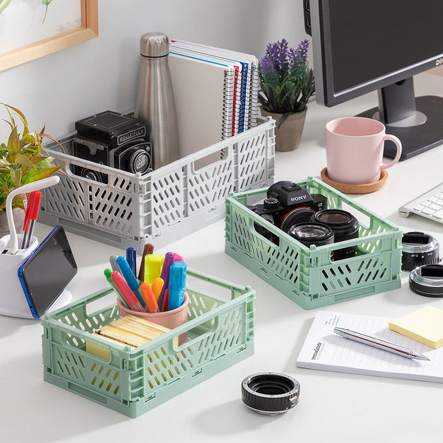 Set mit 3 faltbaren und stapelbaren Organisationsboxen Boxtor InnovaGoods