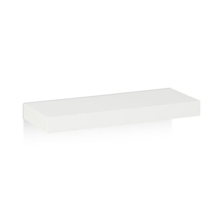 Set of 3 White Floating Wall Shelves
