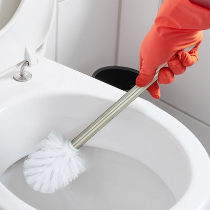 Lot de 3 brosses WC blanches