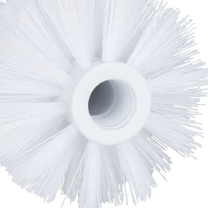 Lot de 3 brosses WC blanches