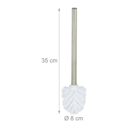 Lot de 3 brosses WC blanches