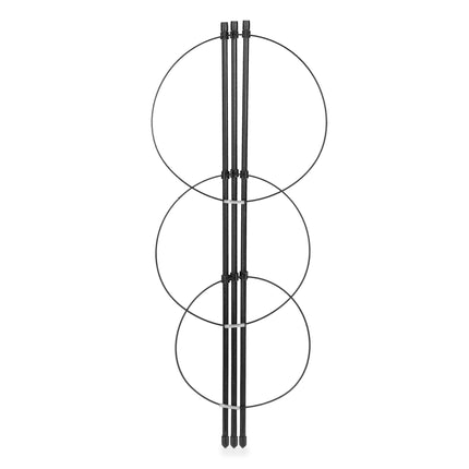 4er-Set runder Pflanzenstützen, 45 cm