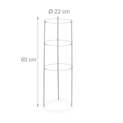 4er-Set runder Tomatenhalter, 60 cm