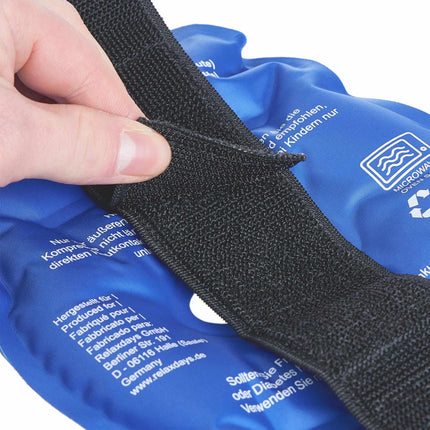 4er-Set aufsteckbare Gel-Knieschoner in Blau