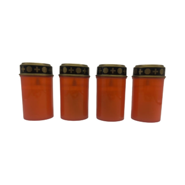 4er-Set wetterfeste LED-Grablichter