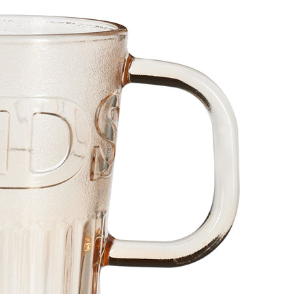Set of 4 drinking glasses with handles