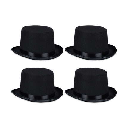Set of 4 top hats