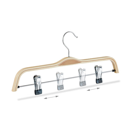Set of 5 Wooden Pants Hangers