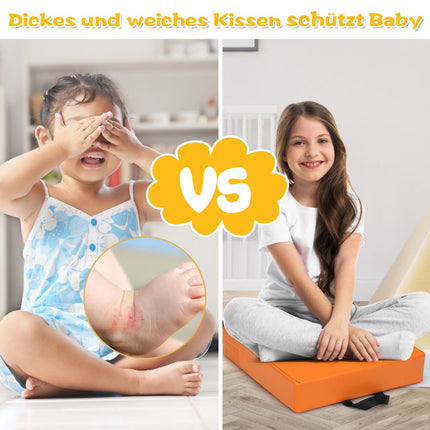 6er Set Kinder Quadratische Stuhlkissen Bodenkissen Sitzkissen