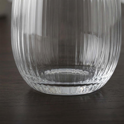 6er Set transparente Trinkgläser, 400 ml Fassungsvermögen
