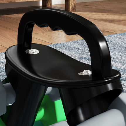 Hex dumbbell set with stand - 3, 4, 5 kg weights for home gym