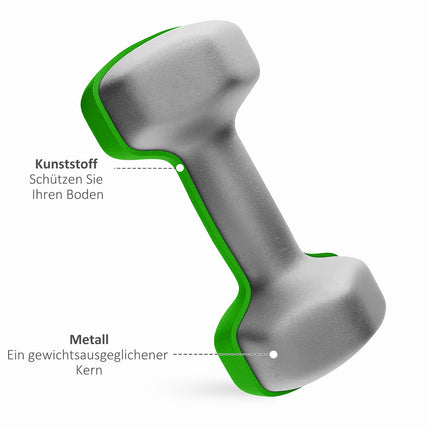 Hex dumbbell set with stand - 3, 4, 5 kg weights for home gym