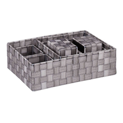 Set aus 8 Aufbewahrungskörben aus Kunststoff